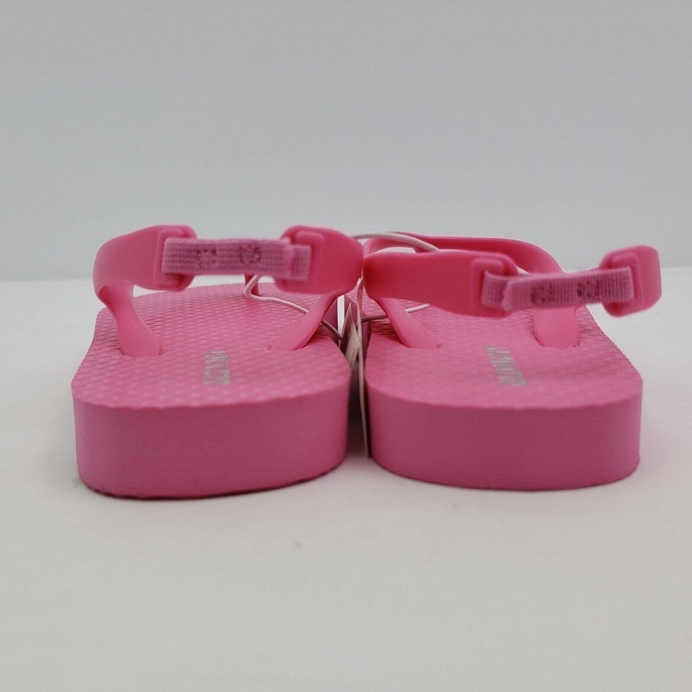 Old Navy Toddler Girls Size 7 Pink Casual Back Strap Flip Flop Sandals - Picture 5 of 9